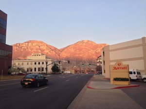 View from the Provo Marriott conference center 