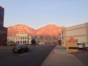View from the Provo Marriott conference center