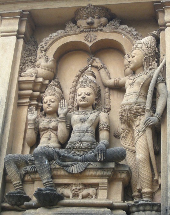 Vibhishana Crowned by Rama at Kelaniya (Photo by Stephen Jenkins)