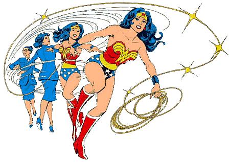 wonder woman with lasso