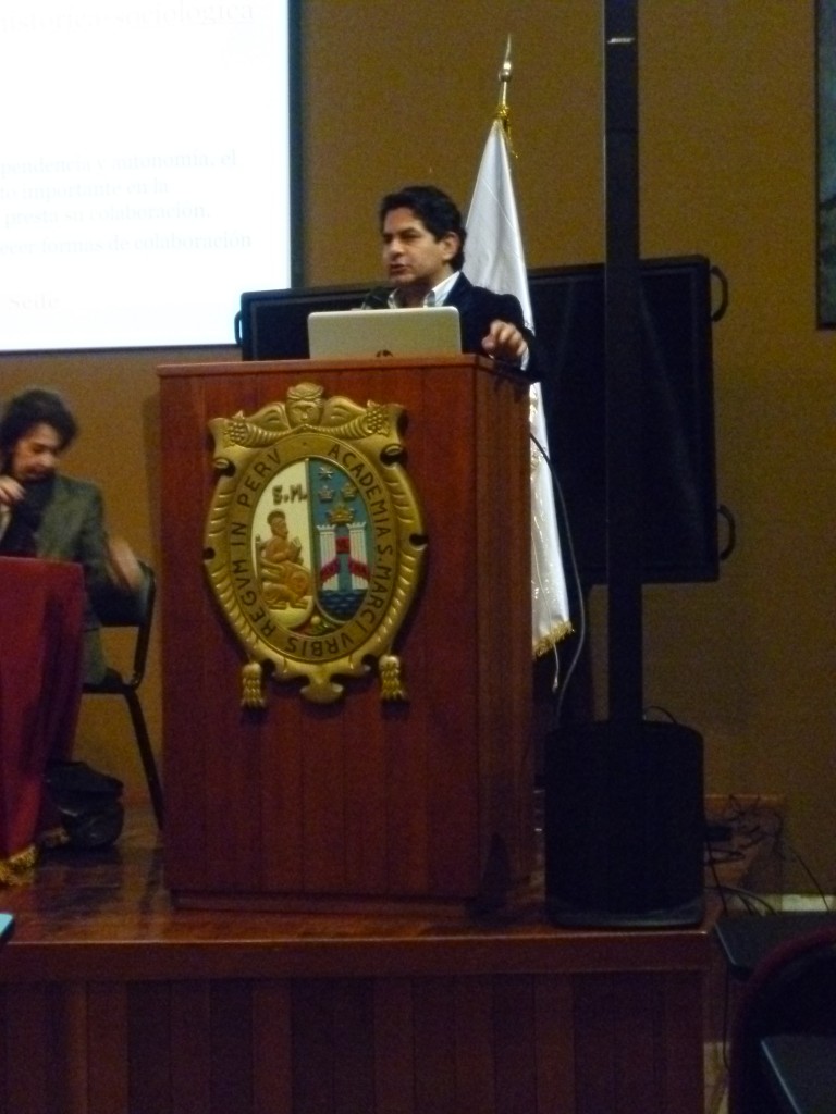 Lawyer, Marco Huaco. Photo by Alondra Oviedo.