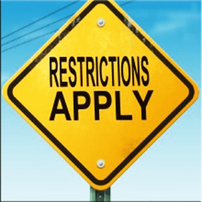 Restrictions