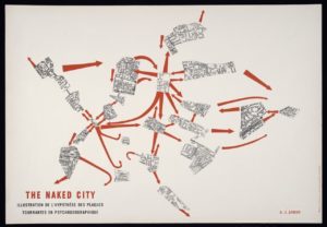 Illustration of Guy DeBord's Naked City